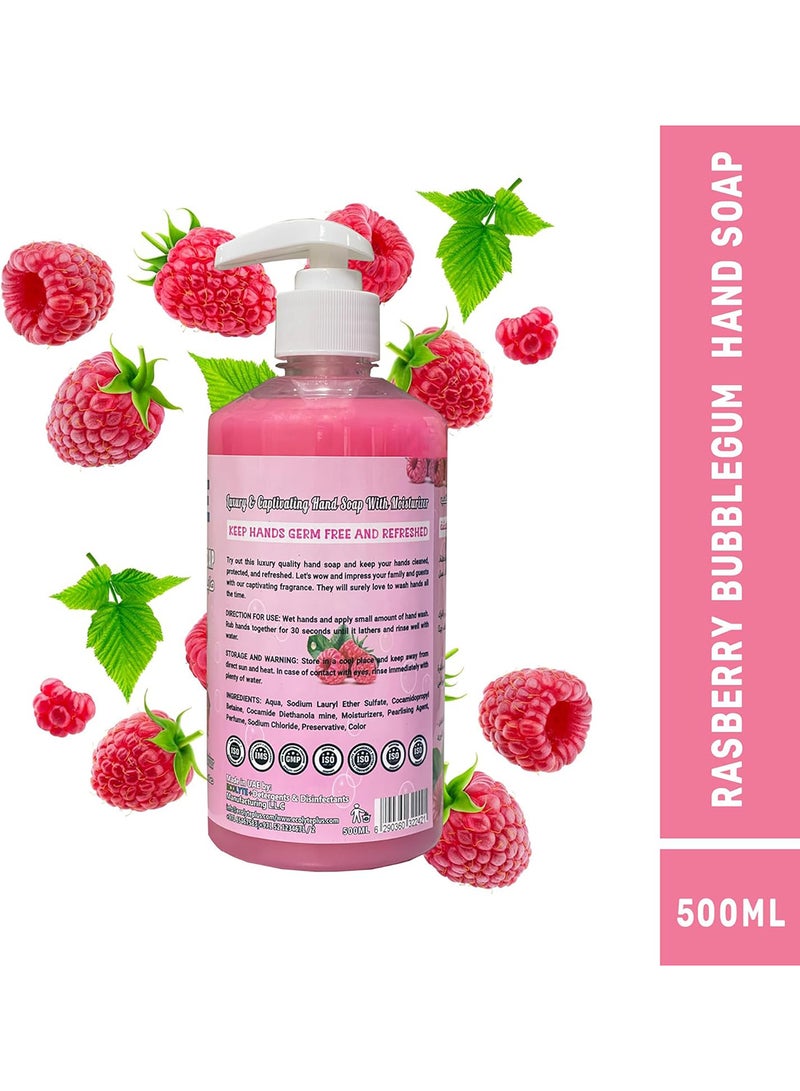 Ecolyte+ Raspberry Bubblegum Hand Soap 500ml - Image 3